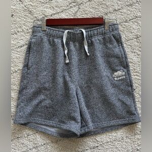 Roots Womens Salt and Pepper Gray Terry Shorts